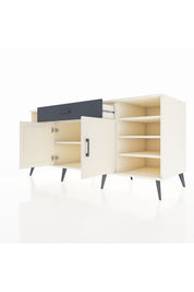 Kronos Konsol 7 Raflı Tek Çekmeceli 2 Kapaklı 176x59x83 - S610M043V05C