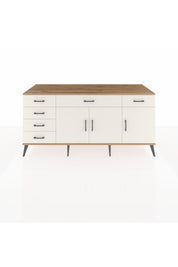 Kronos Konsol 2 Raflı 6 Çekmeceli 3 Kapaklı 176x59x83 - S610M032V22C