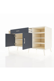 Kronos Konsol 7 Raflı Tek Çekmeceli 2 Kapaklı 176x59x83 - S610M043V08C