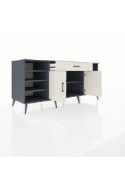 Kronos Konsol 7 Raflı Tek Çekmeceli 2 Kapaklı 176x59x83 - S610M043V13C