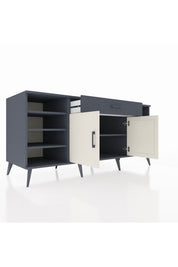 Kronos Konsol 7 Raflı Tek Çekmeceli 2 Kapaklı 176x59x83 - S610M043V14C