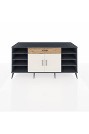 Kronos Konsol 7 Raflı Tek Çekmeceli 2 Kapaklı 176x59x83 - S610M043V15C