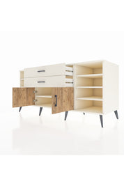 Kronos Konsol 7 Raflı 2 Çekmeceli 2 Kapaklı 176x59x83 - S610M044V01C