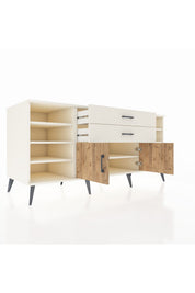 Kronos Konsol 7 Raflı 2 Çekmeceli 2 Kapaklı 176x59x83 - S610M044V01C