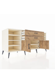 Kronos Konsol 7 Raflı 2 Çekmeceli 2 Kapaklı 176x59x83 - S610M044V03C