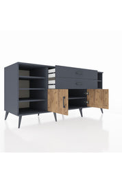 Kronos Konsol 7 Raflı 2 Çekmeceli 2 Kapaklı 176x59x83 - S610M044V11C