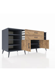 Kronos Konsol 7 Raflı 2 Çekmeceli 2 Kapaklı 176x59x83 - S610M044V12C
