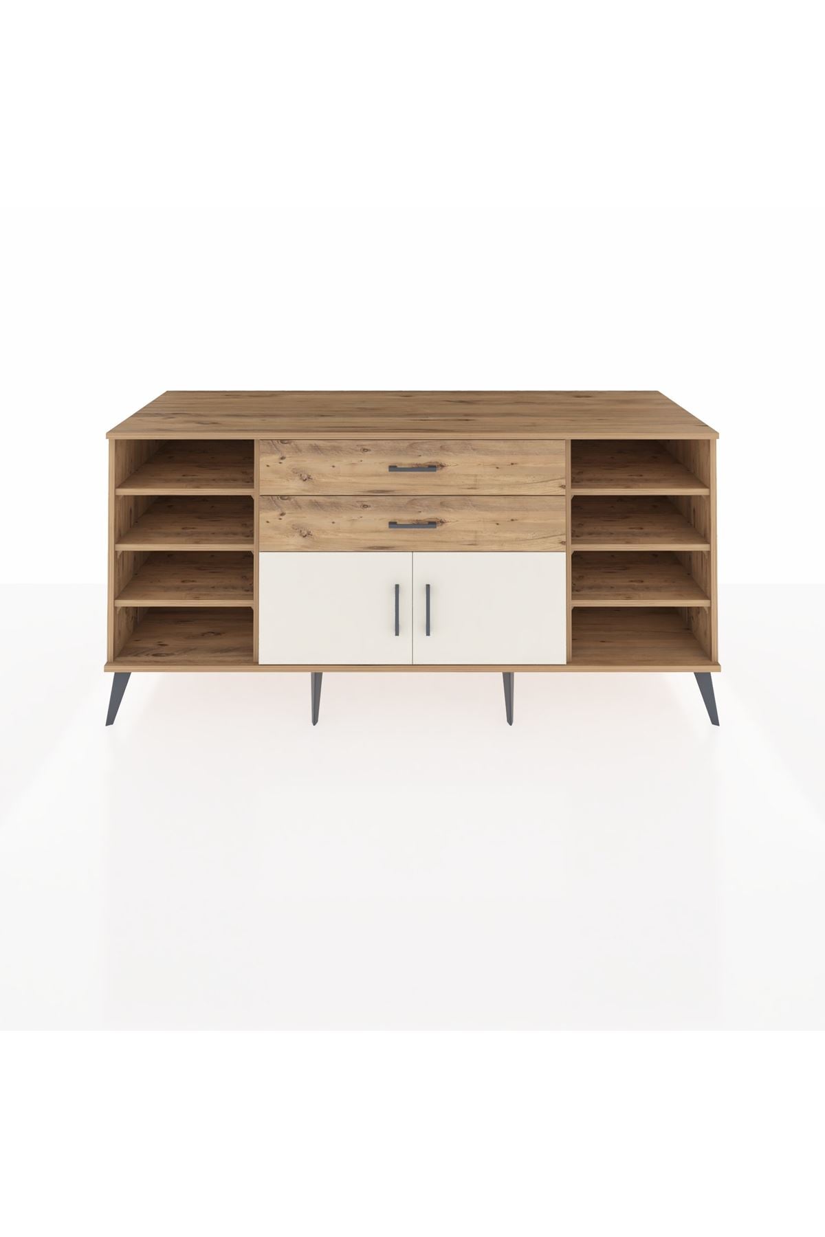 Kronos Konsol 7 Raflı 2 Çekmeceli 2 Kapaklı 176x59x83 - S610M044V24C