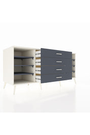 Kronos Konsol 6 Raflı 4 Çekmeceli 176x59x83 - S610M045V08C