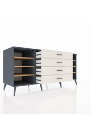 Kronos Konsol 6 Raflı 4 Çekmeceli 176x59x83 - S610M045V10C