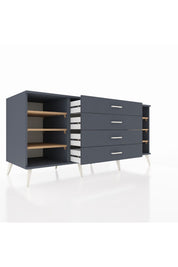 Kronos Konsol 6 Raflı 4 Çekmeceli 176x59x83 - S610M045V11C