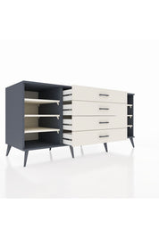 Kronos Konsol 6 Raflı 4 Çekmeceli 176x59x83 - S610M045V13C
