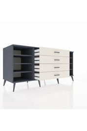 Kronos Konsol 6 Raflı 4 Çekmeceli 176x59x83 - S610M045V16C
