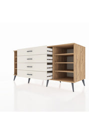 Kronos Konsol 6 Raflı 4 Çekmeceli 176x59x83 - S610M045V19C