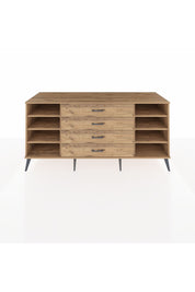 Kronos Konsol 6 Raflı 4 Çekmeceli 176x59x83 - S610M045V21C