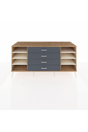 Kronos Konsol 6 Raflı 4 Çekmeceli 176x59x83 - S610M045V23C