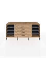 Kronos Konsol 6 Raflı 4 Çekmeceli 176x59x83 - S610M045V27C