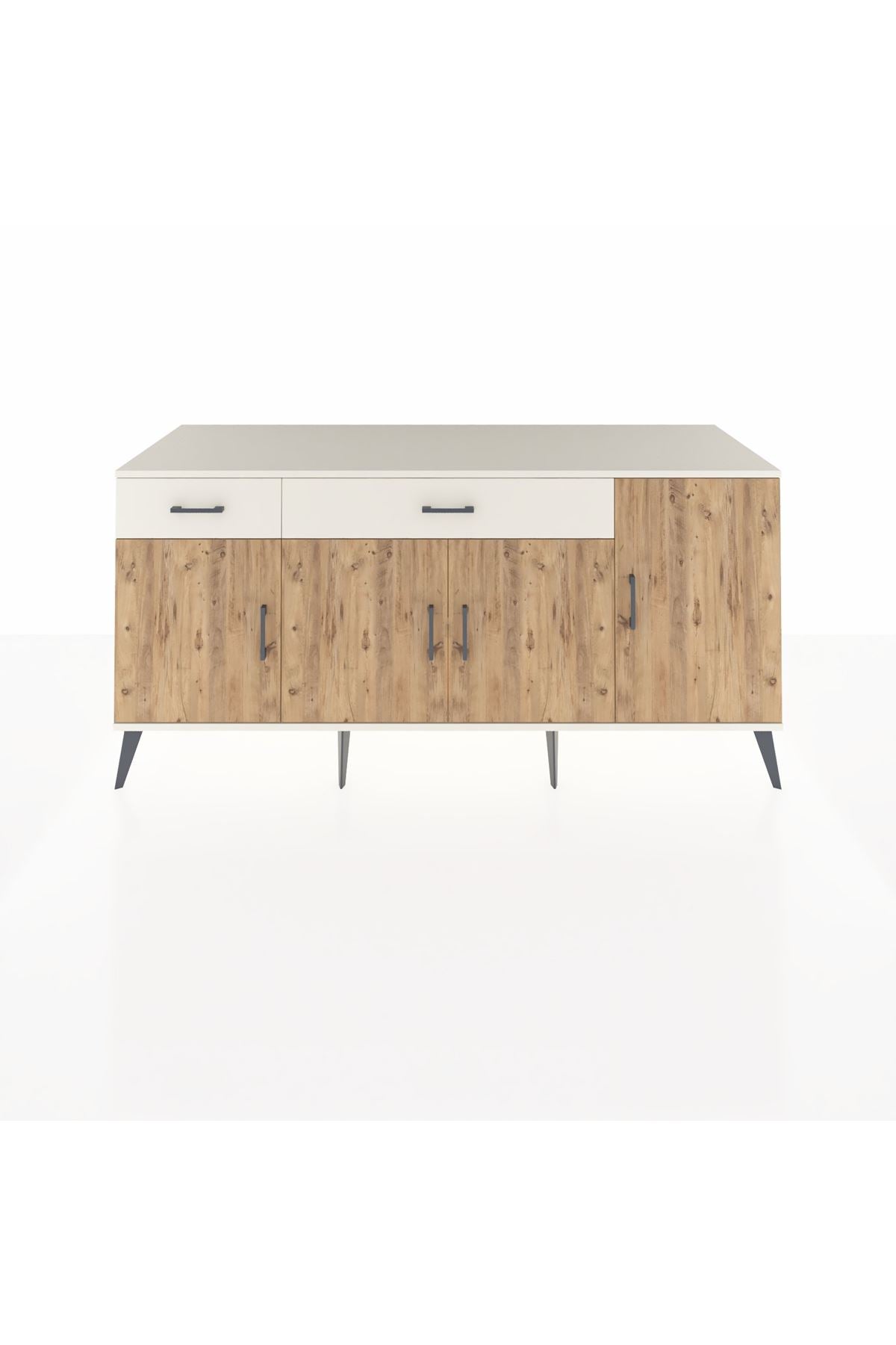 Kronos Konsol 5 Raflı 2 Çekmeceli 4 Kapaklı 176x59x83 - S610M046V01C