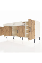 Kronos Konsol 5 Raflı 2 Çekmeceli 4 Kapaklı 176x59x83 - S610M046V01C
