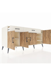 Kronos Konsol 5 Raflı 2 Çekmeceli 4 Kapaklı 176x59x83 - S610M046V01C