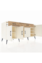 Kronos Konsol 5 Raflı 2 Çekmeceli 4 Kapaklı 176x59x83 - S610M046V06C