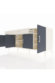 Kronos Konsol 5 Raflı 2 Çekmeceli 4 Kapaklı 176x59x83 - S610M046V07C