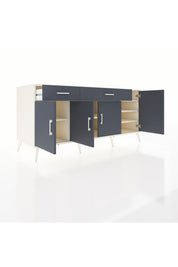 Kronos Konsol 5 Raflı 2 Çekmeceli 4 Kapaklı 176x59x83 - S610M046V08C