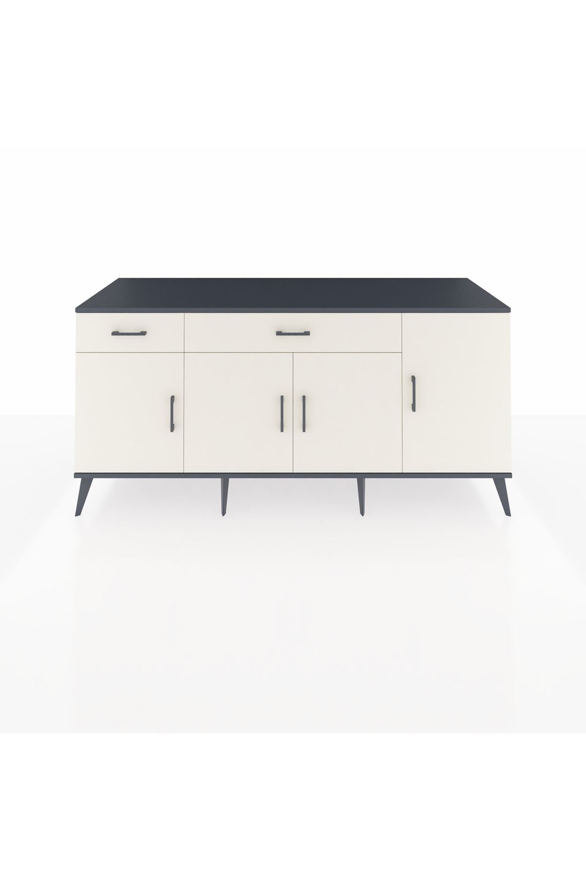 Kronos Konsol 5 Raflı 2 Çekmeceli 4 Kapaklı 176x59x83 - S610M046V13C