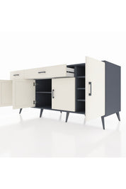 Kronos Konsol 5 Raflı 2 Çekmeceli 4 Kapaklı 176x59x83 - S610M046V13C