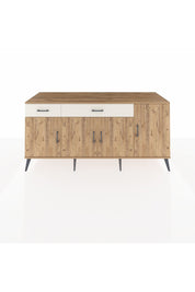 Kronos Konsol 5 Raflı 2 Çekmeceli 4 Kapaklı 176x59x83 - S610M046V19C