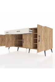 Kronos Konsol 5 Raflı 2 Çekmeceli 4 Kapaklı 176x59x83 - S610M046V19C
