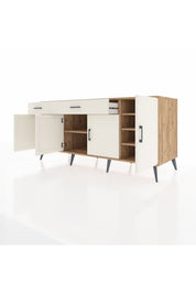 Kronos Konsol 5 Raflı 2 Çekmeceli 4 Kapaklı 176x59x83 - S610M046V22C