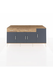 Kronos Konsol 5 Raflı 2 Çekmeceli 4 Kapaklı 176x59x83 - S610M046V27C