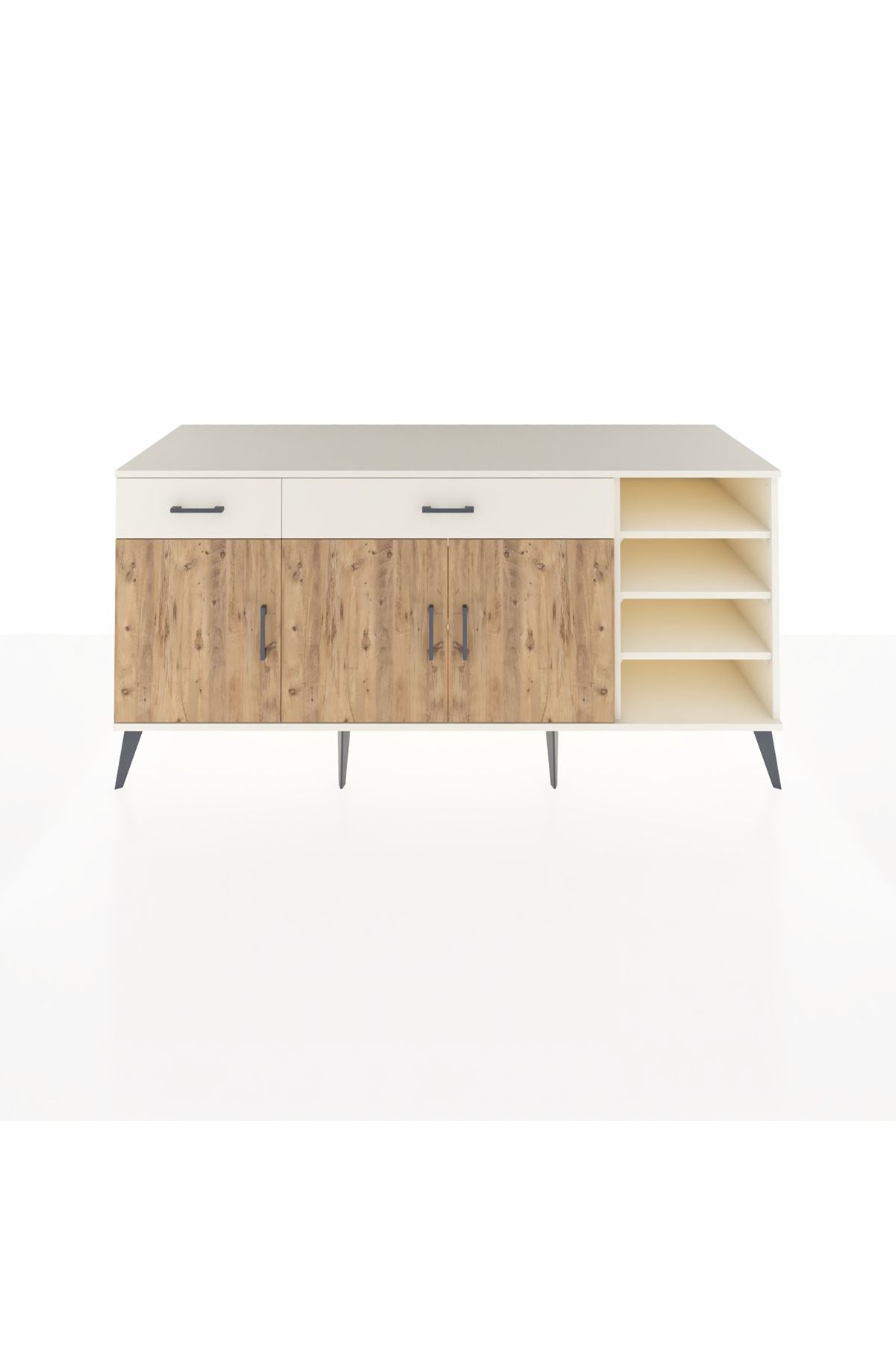 Kronos Konsol 5 Raflı 2 Çekmeceli 3 Kapaklı 176x59x83 - S610M047V01C