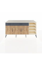 Kronos Konsol 5 Raflı 2 Çekmeceli 3 Kapaklı 176x59x83 - S610M047V02C