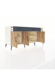 Kronos Konsol 5 Raflı 2 Çekmeceli 3 Kapaklı 176x59x83 - S610M047V02C