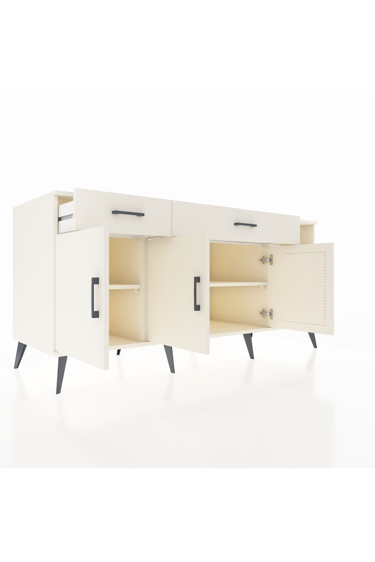 Kronos Konsol 5 Raflı 2 Çekmeceli 3 Kapaklı 176x59x83 - S610M047V04C