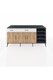 Kronos Konsol 5 Raflı 2 Çekmeceli 3 Kapaklı 176x59x83 - S610M047V10C