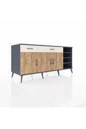 Kronos Konsol 5 Raflı 2 Çekmeceli 3 Kapaklı 176x59x83 - S610M047V10C
