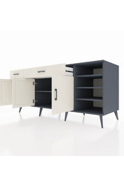 Kronos Konsol 5 Raflı 2 Çekmeceli 3 Kapaklı 176x59x83 - S610M047V13C