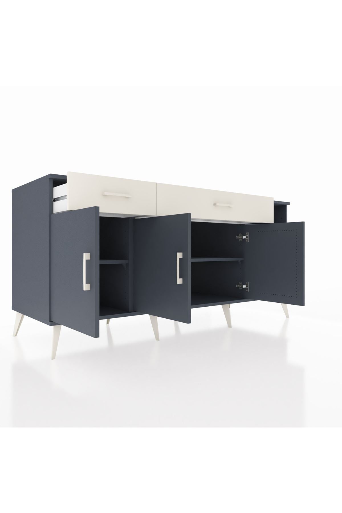 Kronos Konsol 5 Raflı 2 Çekmeceli 3 Kapaklı 176x59x83 - S610M047V16C