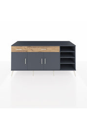 Kronos Konsol 5 Raflı 2 Çekmeceli 3 Kapaklı 176x59x83 - S610M047V18C