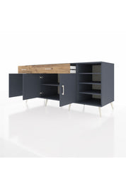 Kronos Konsol 5 Raflı 2 Çekmeceli 3 Kapaklı 176x59x83 - S610M047V18C