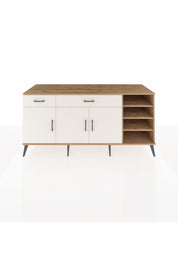 Kronos Konsol 5 Raflı 2 Çekmeceli 3 Kapaklı 176x59x83 - S610M047V22C