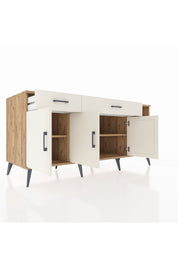 Kronos Konsol 5 Raflı 2 Çekmeceli 3 Kapaklı 176x59x83 - S610M047V22C