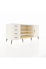 Kronos Konsol 6 Raflı 4 Çekmeceli Tek Kapaklı 176x59x83 - S610M048V04C