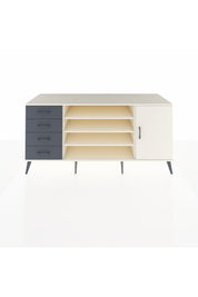 Kronos Konsol 6 Raflı 4 Çekmeceli Tek Kapaklı 176x59x83 - S610M048V05C