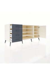 Kronos Konsol 6 Raflı 4 Çekmeceli Tek Kapaklı 176x59x83 - S610M048V05C