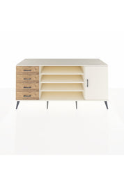 Kronos Konsol 6 Raflı 4 Çekmeceli Tek Kapaklı 176x59x83 - S610M048V06C