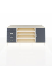 Kronos Konsol 6 Raflı 4 Çekmeceli Tek Kapaklı 176x59x83 - S610M048V08C